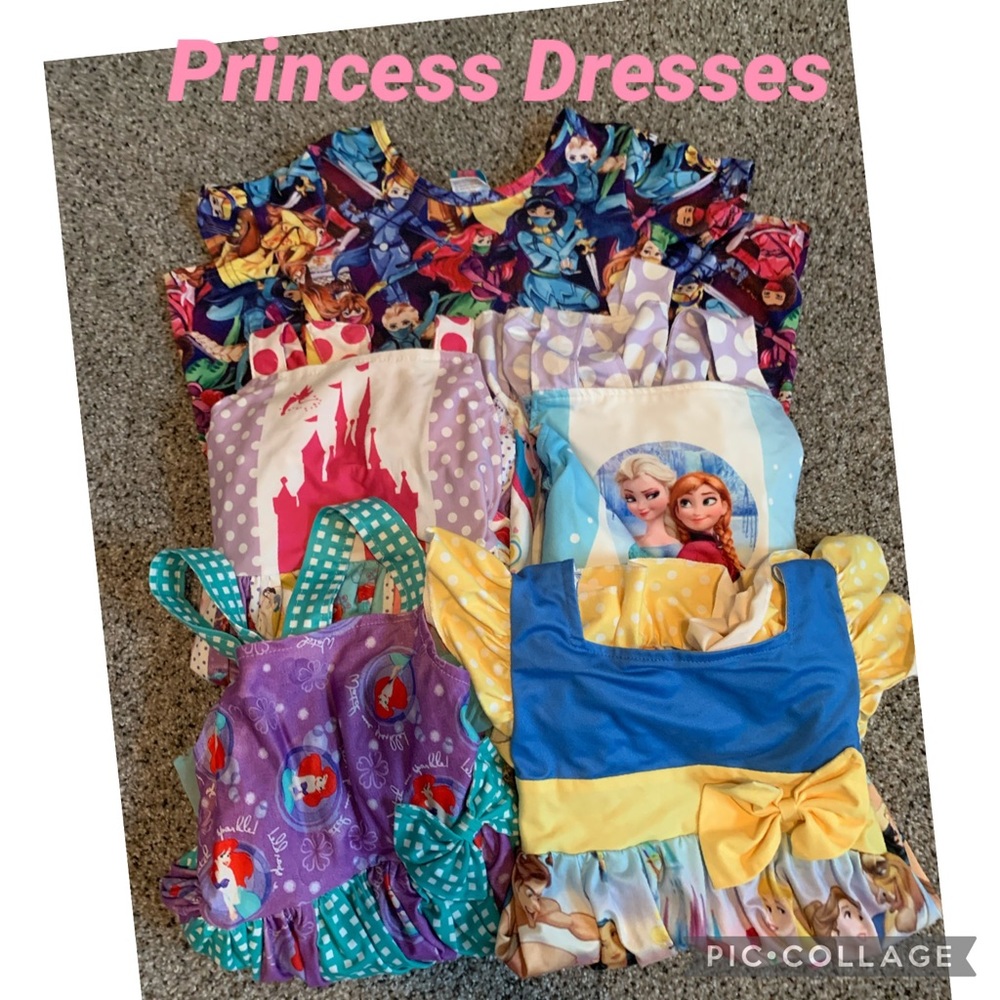 5 Princess Dresses (4T)